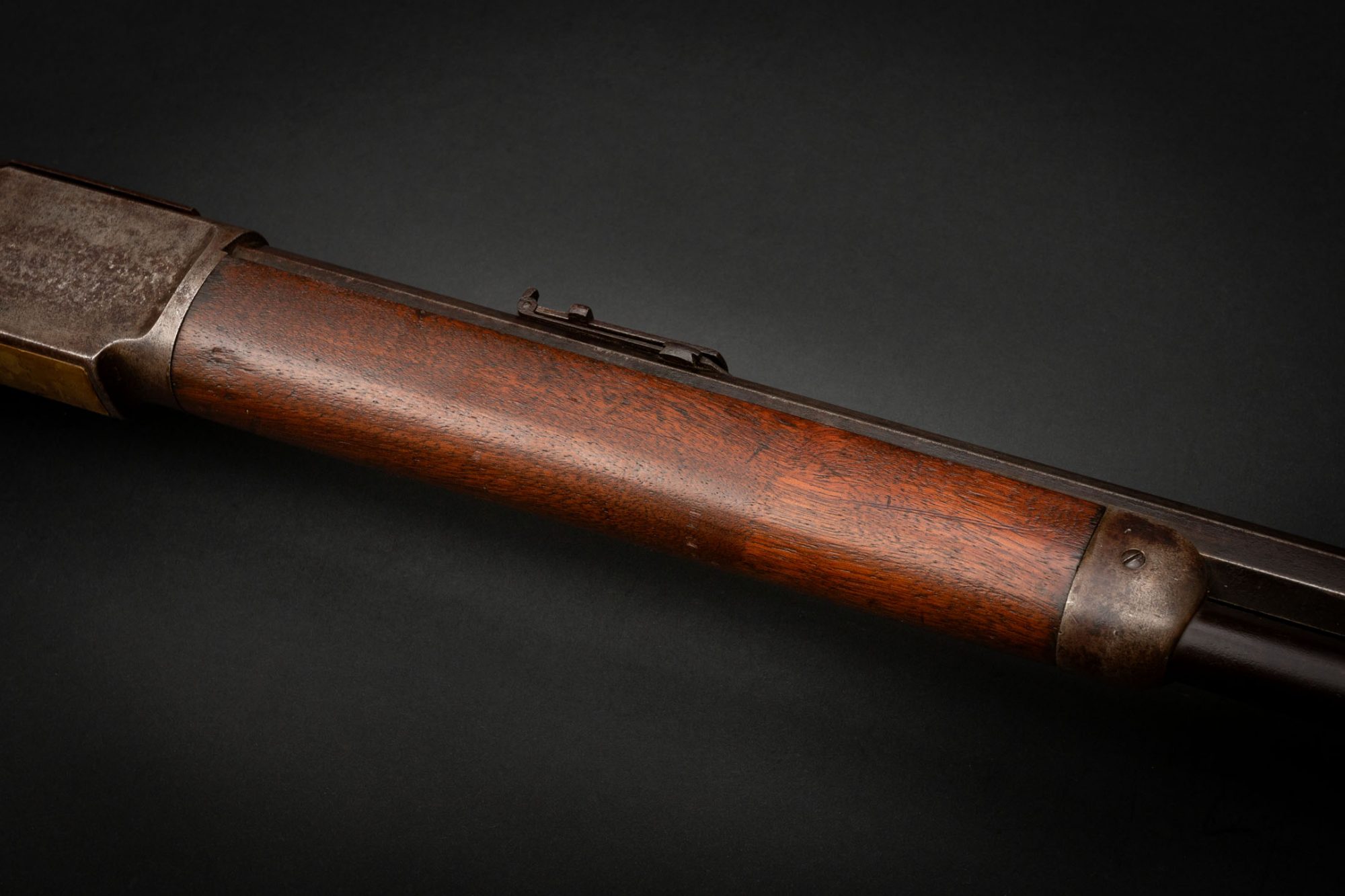 Winchester Model 1876 from 1883, for sale by Turnbull Restoration of Bloomfield, NY