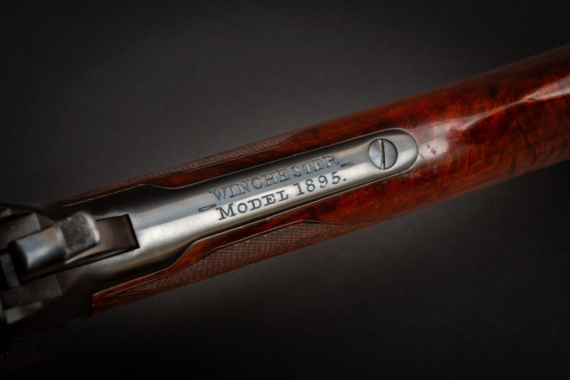 Winchester 1895 Carbine from 1902, restored by Turnbull Restoration Co. in 2012