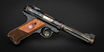 Ruger Talo Mark IV featuring bone charcoal case colors by Turnbull Restoration