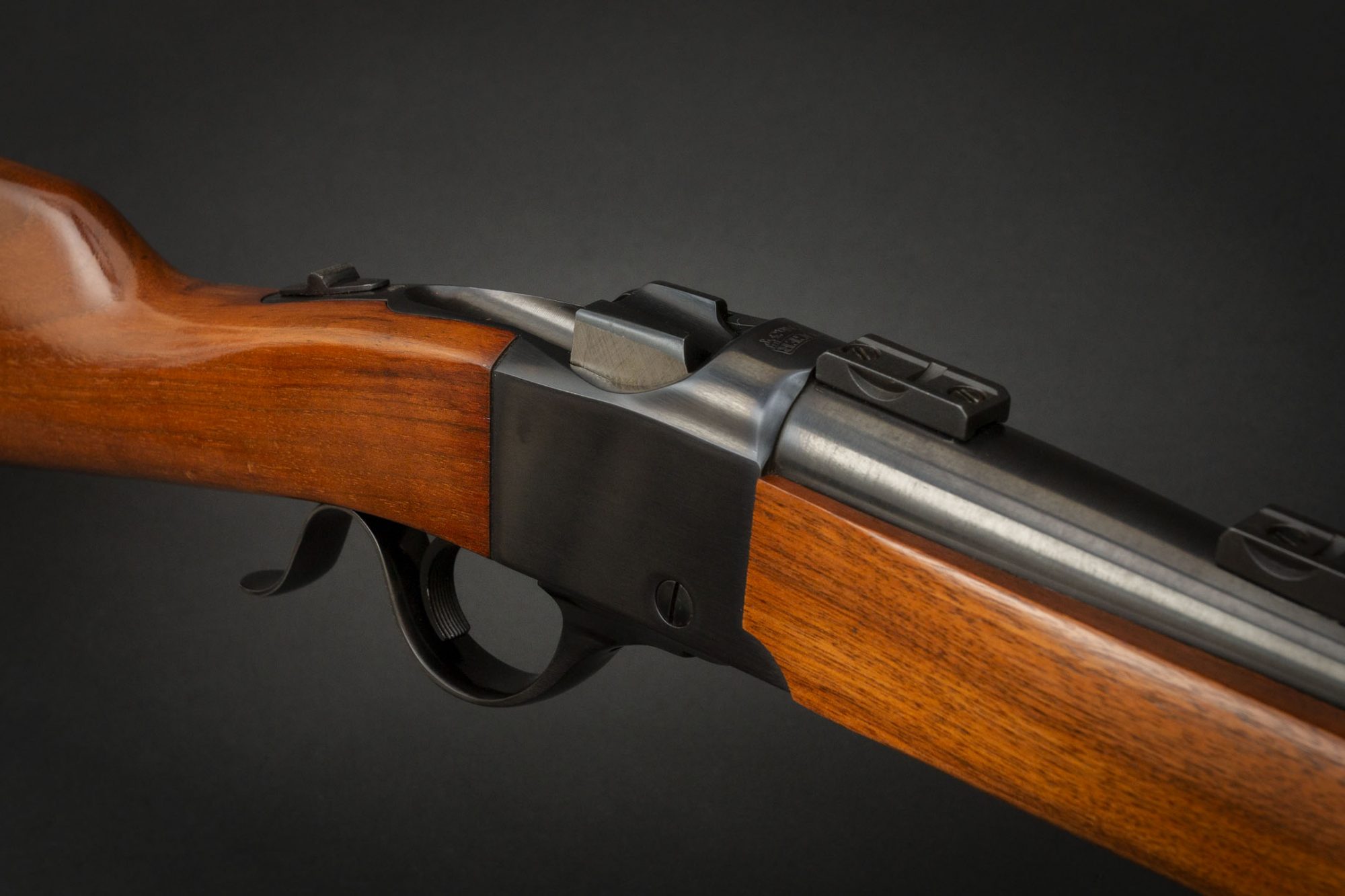Ruger No. 3 Carbine chambered in .45-70 Govt., for sale by Turnbull Restoration Co. of Bloomfield, NY