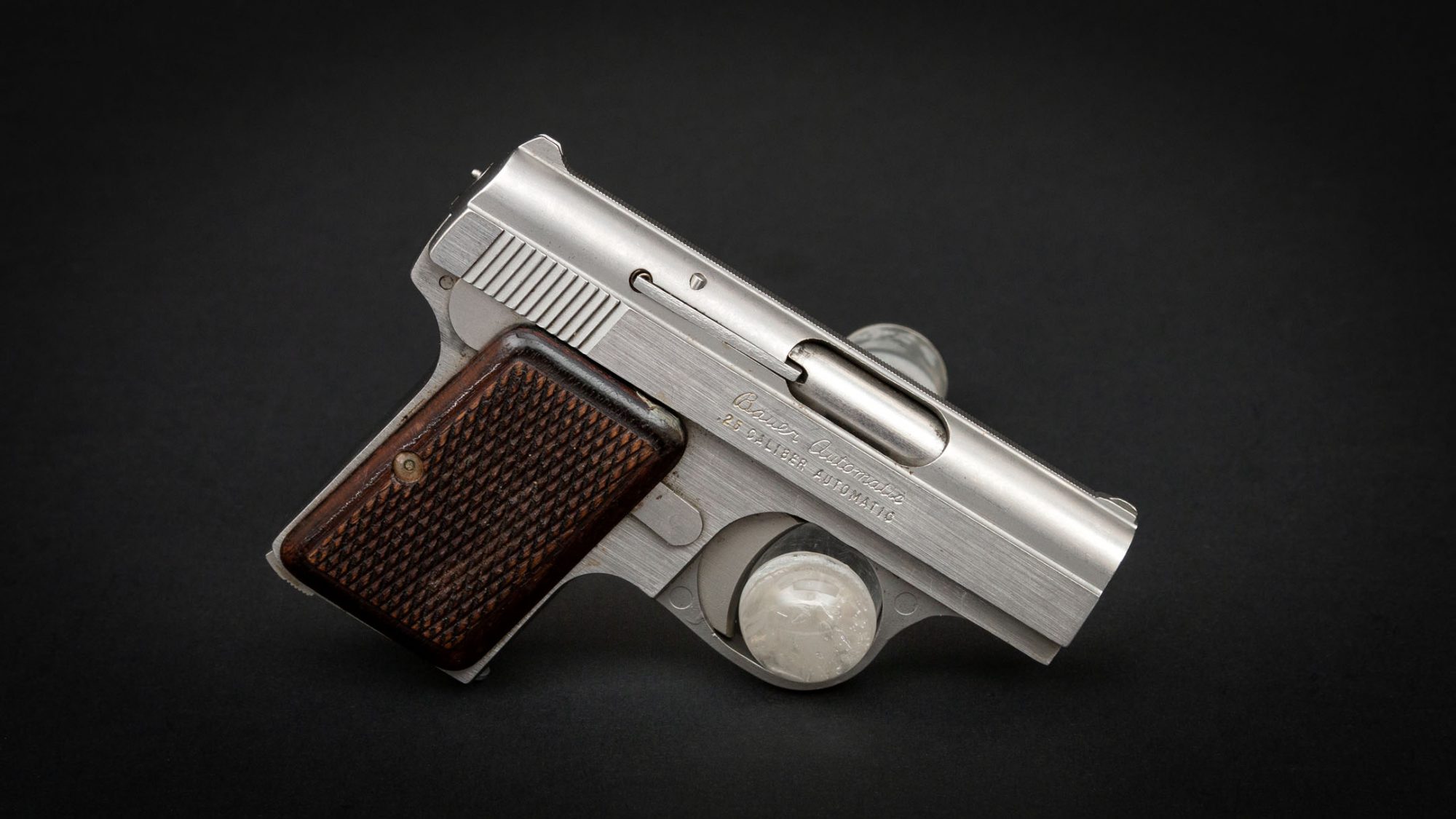 Bauer Firearms Automatic in .25 ACP, for sale by Turnbull Restoration Co. of Bloomfield, NY