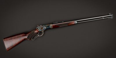 Winchester Model 1892 Deluxe Takedown in .44-40 Winchester, featuring classic era metal and wood finishes by Turnbull Restoration Co. of Bloomfield, NY