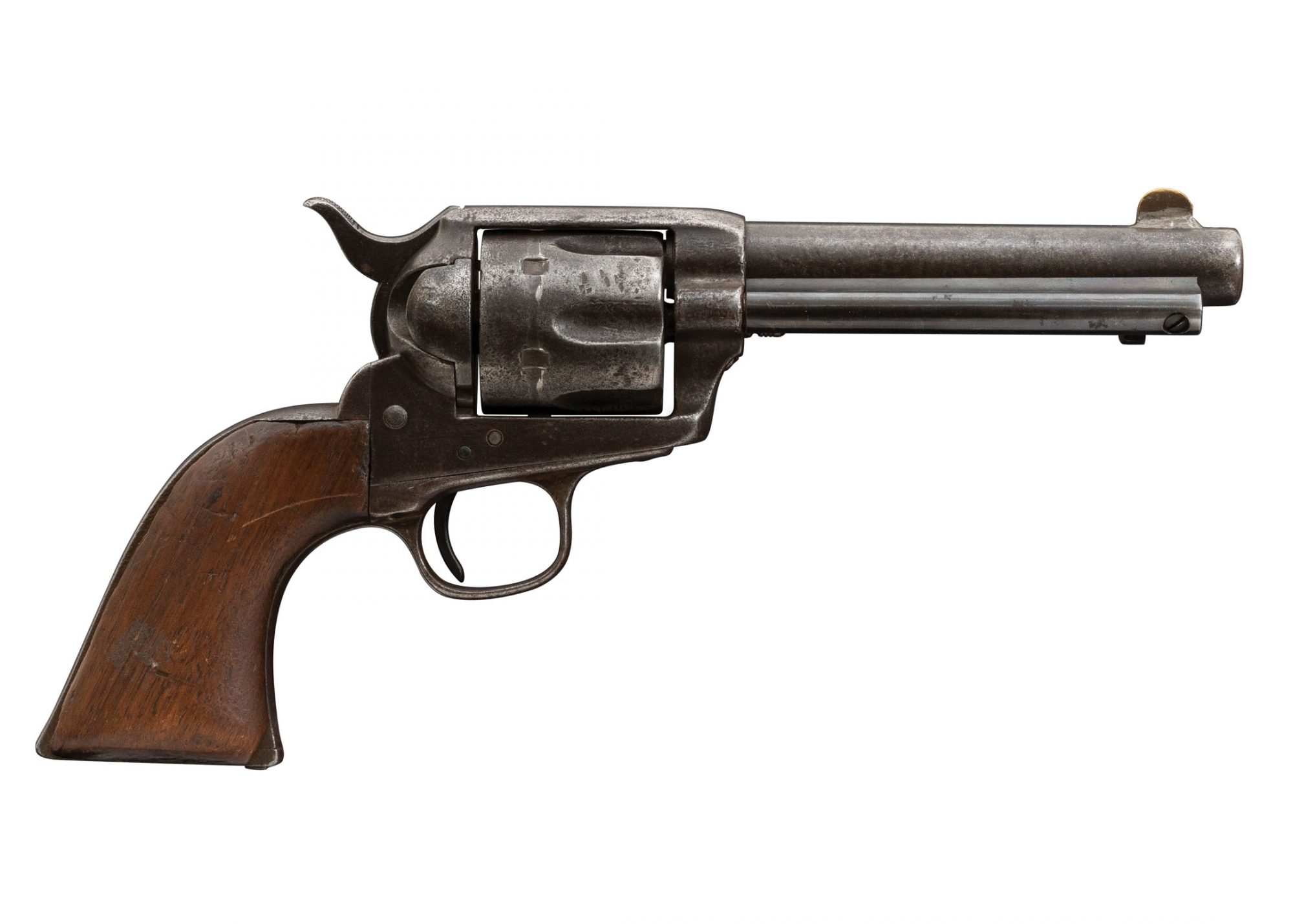 Colt Single Action Army revolver in .45 Colt from 1884, before restoration by Turnbull Restoration Co. of Bloomfield, NY