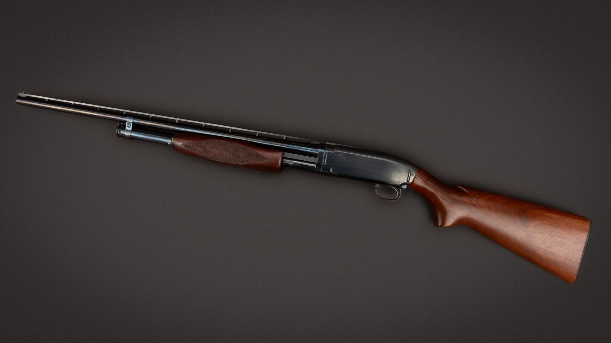 20 gauge Winchester Model 12 from 1948, for sale by Turnbull Restoration Co. of Bloomfield, NY