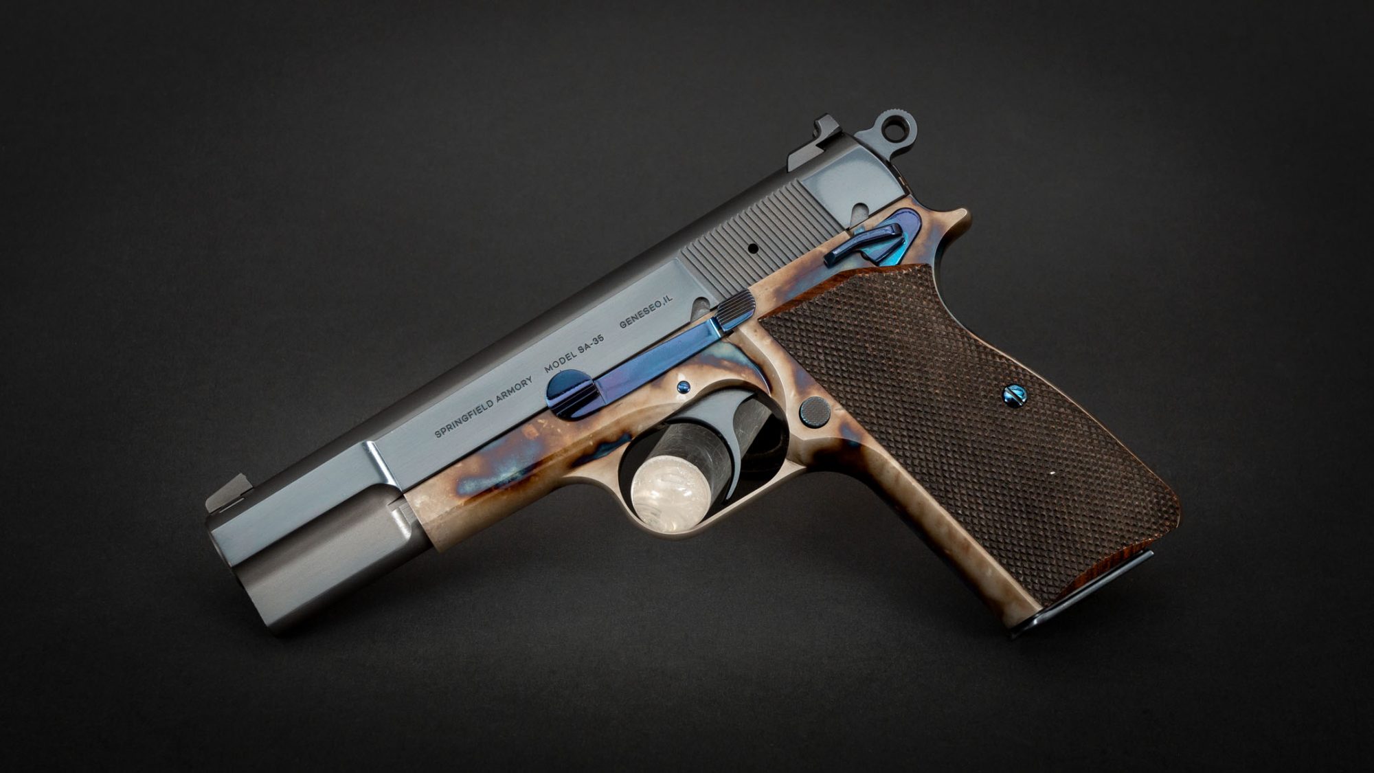 Springfield Armory SA-35 featuring Turnbull finishes