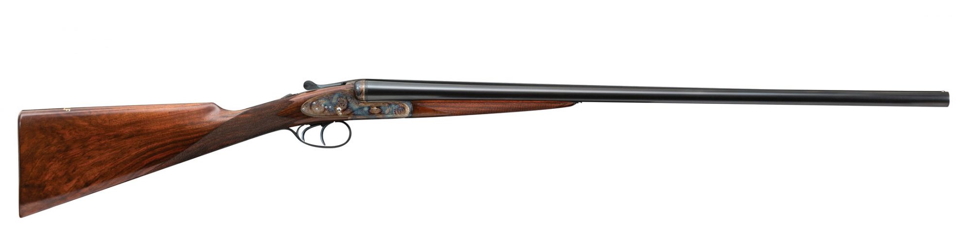 Gastinne Renette Belgian side-by-side shotgun, after restoration work by Turnbull Restoration Co. of Bloomfield, NY