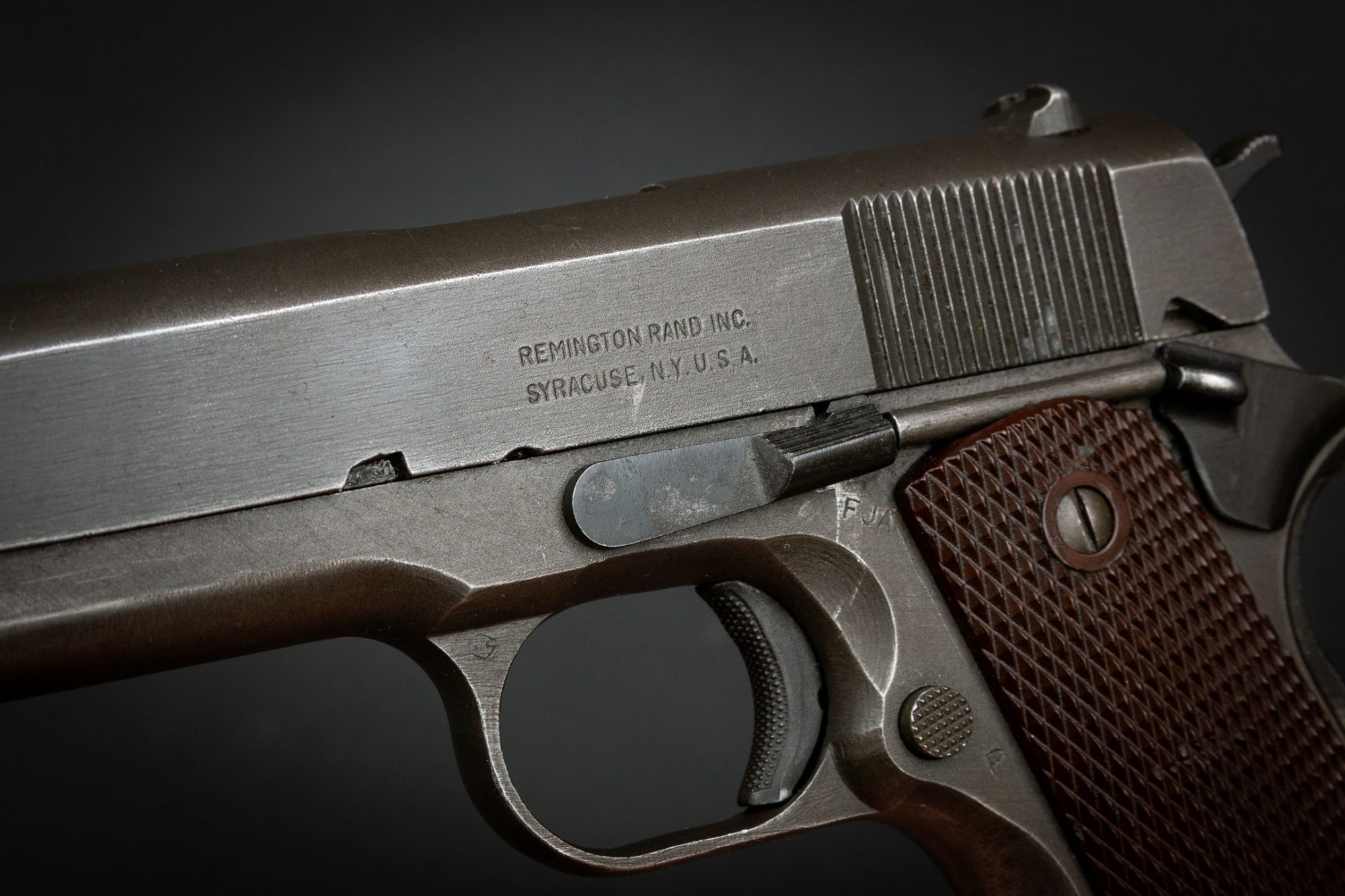 Remington Rand M1911A1 in 45 ACP, for sale by Turnbull Restoration Co. of Bloomfield, NY
