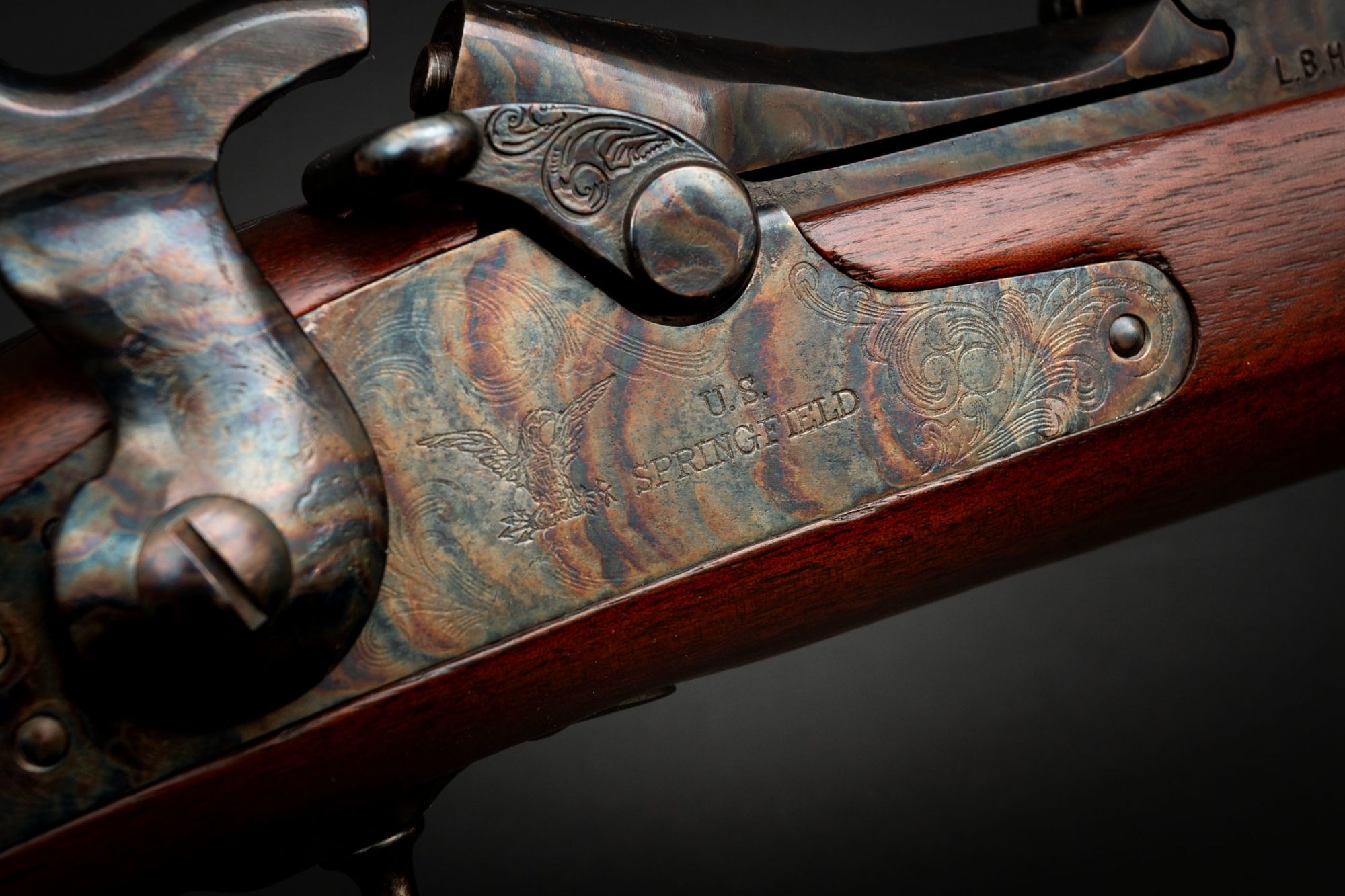 H&R U.S. Model 1873 Trapdoor Carbine in 45-70 Govt., for sale by Turnbull Restoration Co. of Bloomfield, NY