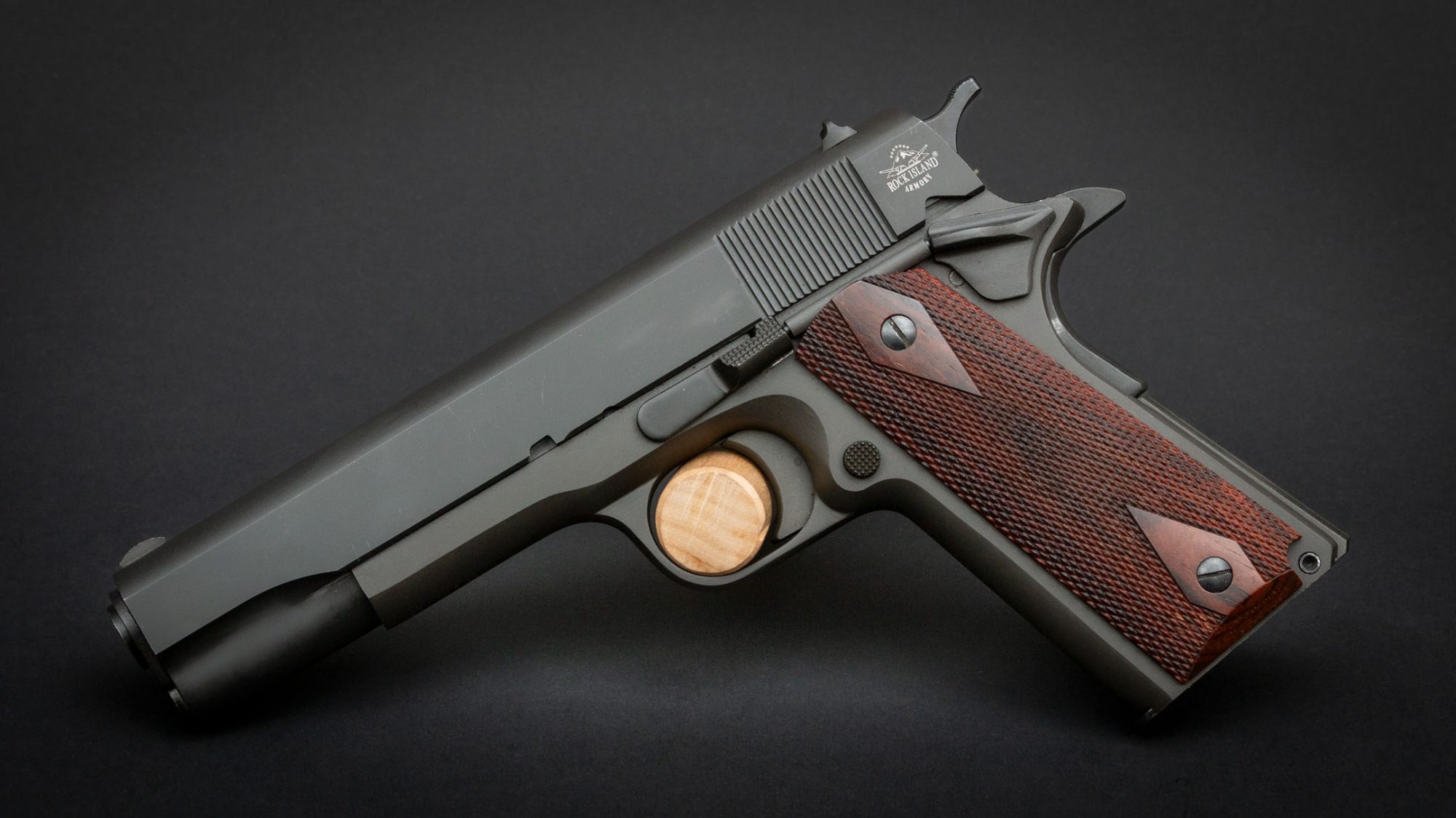 Rock Island Armory M1911 A1 GI Standard in 9mm, for sale by Turnbull Restoration Co. of Bloomfield, NY