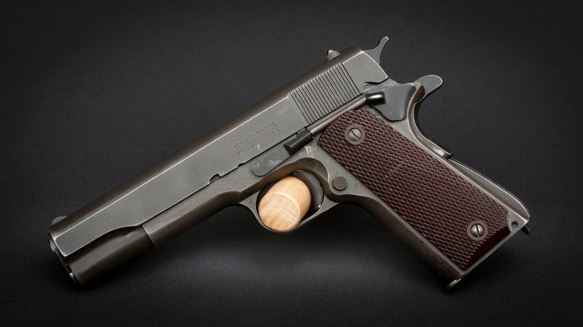Remington Rand M1911A1 in 45 ACP, for sale by Turnbull Restoration Co. of Bloomfield, NY