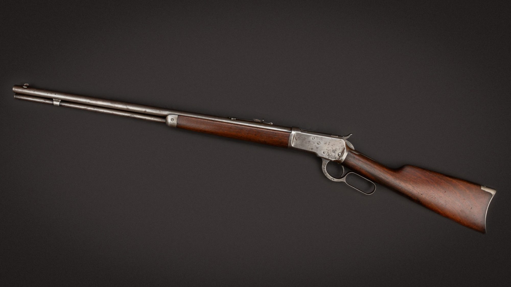 Winchester Model 1892 lever action rifle from 1918 chambered in 25-20 Winchester, for sale by Turnbull Restoration Co. of Bloomfield, NY