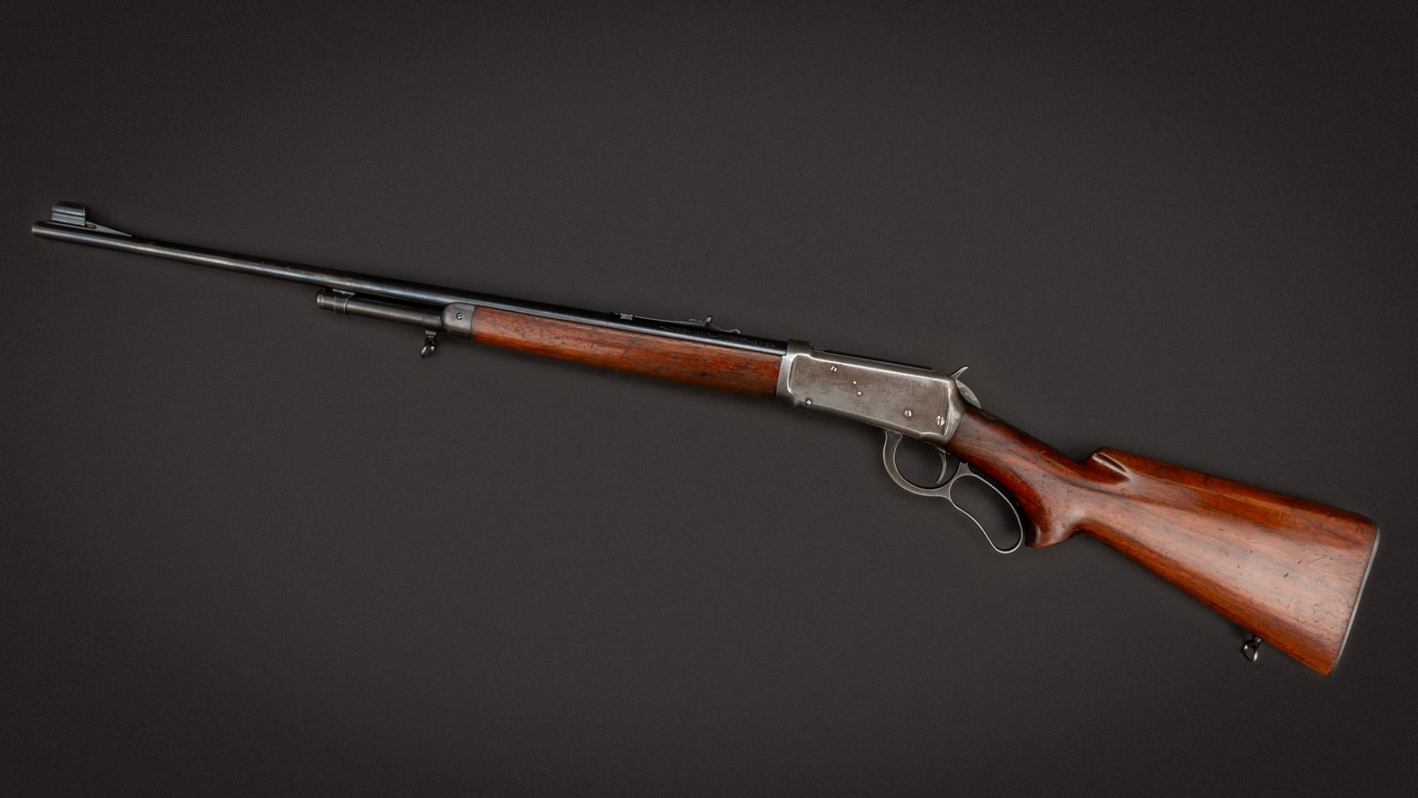 Winchester Model 64 lever action rifle from 1934 chambered in 32 Winchester Special, for sale by Turnbull Restoration Co. of Bloomfield, NY