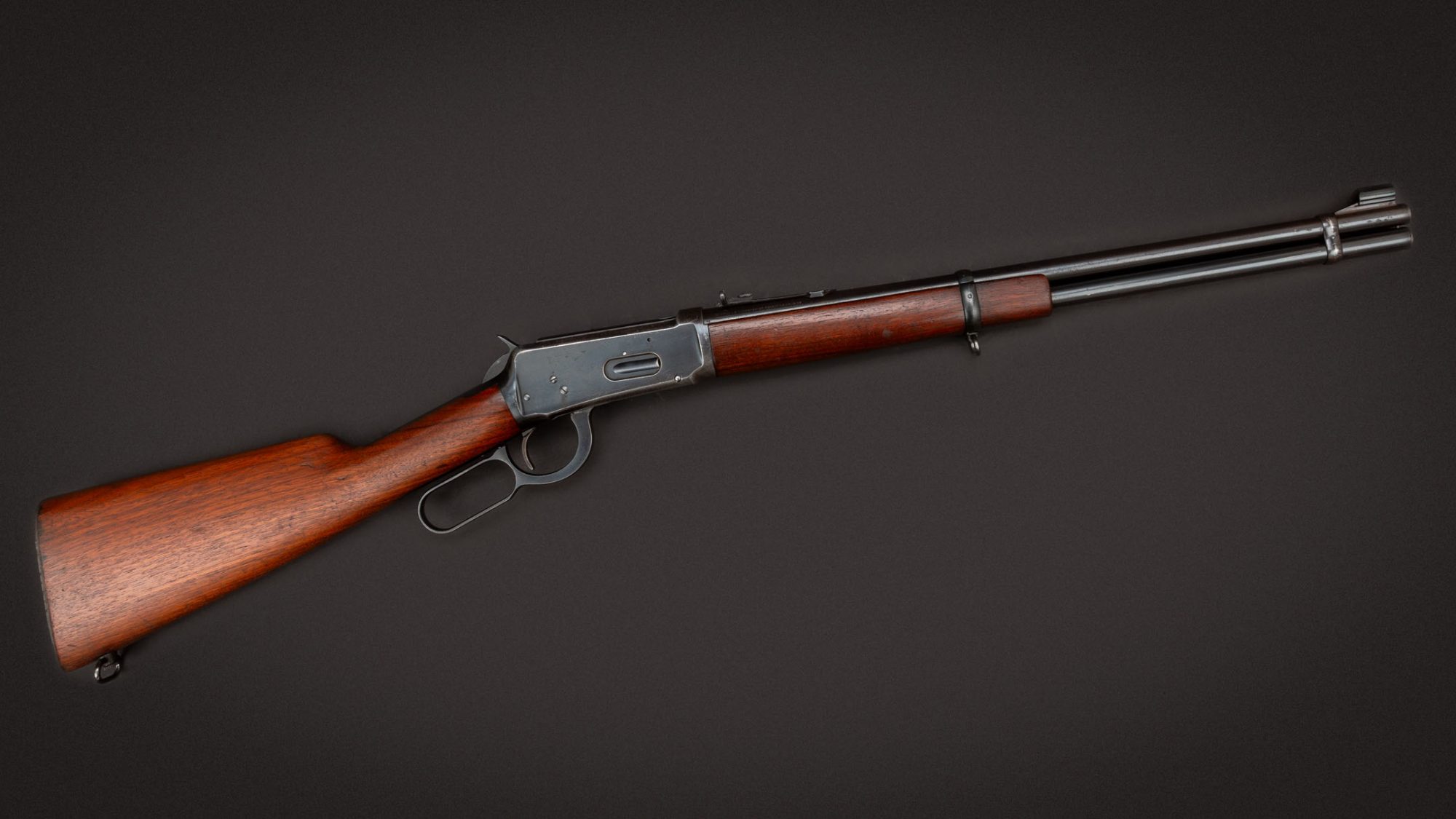 Winchester Model 1894 lever action rifle from 1939 chambered in 30-30 Winchester, for sale by Turnbull Restoration Co. of Bloomfield, NY