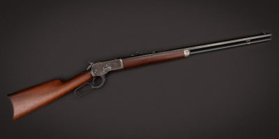 Winchester Model 1892 lever action rifle from 1913 chambered in 44-40 Winchester, for sale by Turnbull Restoration Co. of Bloomfield, NY