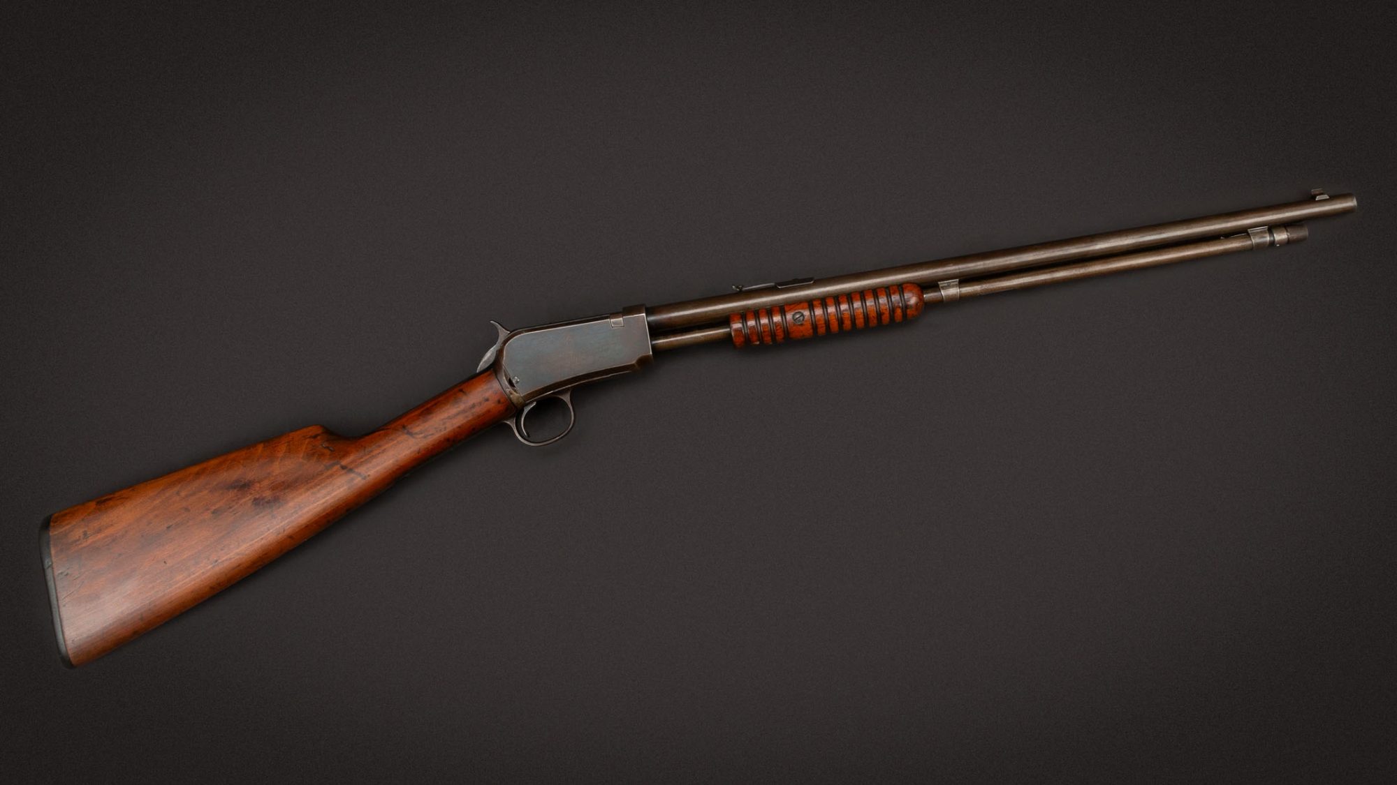 Winchester Model 1906 slide action rimfire rifle, for sale by Turnbull Restoration Co. of Bloomfield, NY