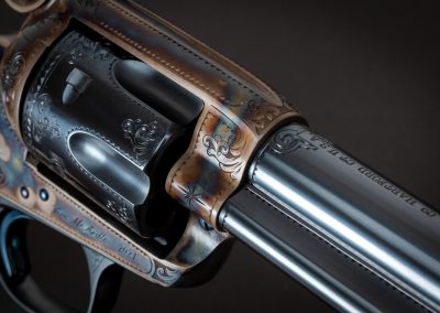 Colt SAA Bisley Model in 44-40 Winchester from 1913, restored and upgraded by Turnbull Restoration of Bloomfield, NY