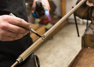 Rust bluing a Winchester Model 1890 barrel