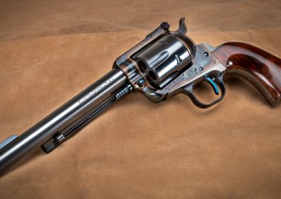 Turnbull finished Ruger Blackhawk revolver with nitre blued parts