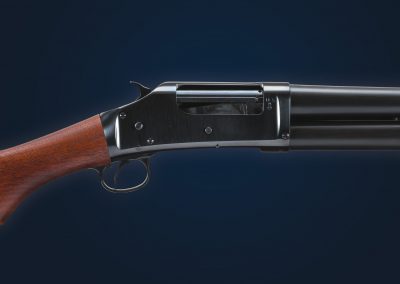 Winchester 1897 charcoal bluing by Turnbull Restoration