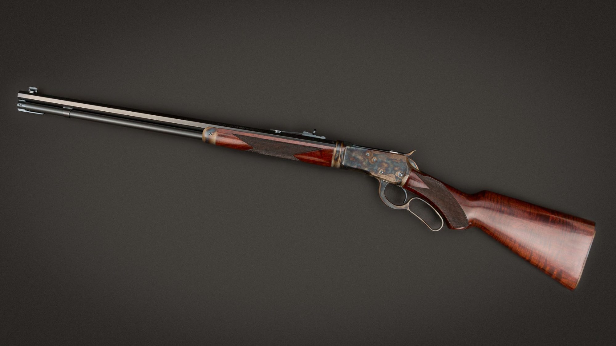 Winchester 1892 Deluxe Takedown featuring wood and metal finishes by Turnbull Restoration