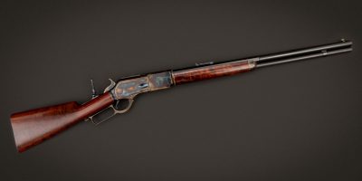 Winchester Model 1876 in 45-60 Winchester from 1882, restored in 2015 by Turnbull Restoration of Bloomfield, NY
