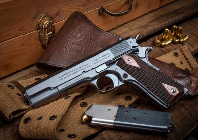 Colt Model 1911 charcoal bluing by Turnbull Restoration