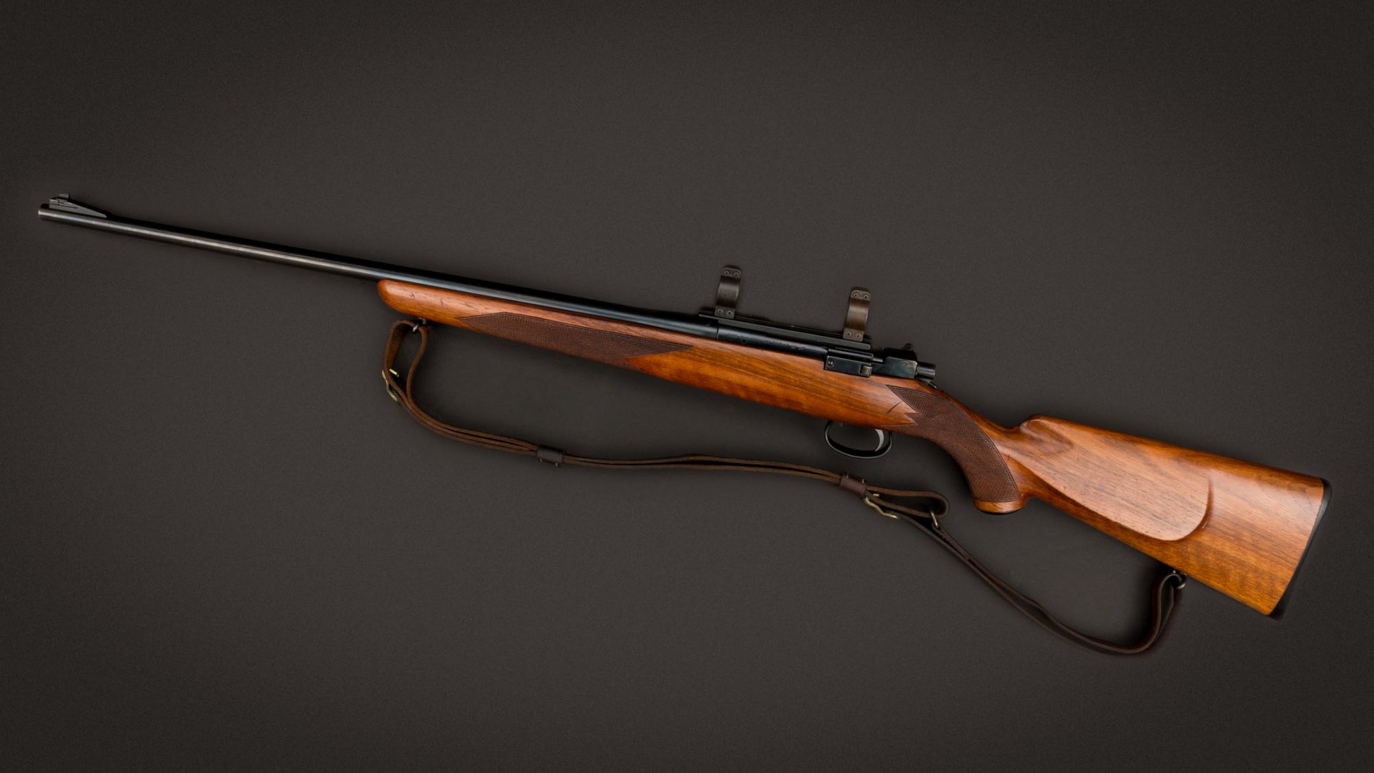 Sako Riihimaki bolt-action rifle chambered in 222 Remington, for sale by Turnbull Restoration of Bloomfield, NY