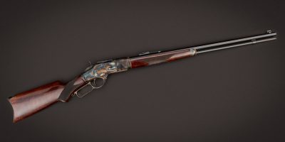 Winchester 1873 featuring museum-grade wood and metal finishes by Turnbull Restoration