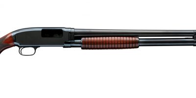 Winchester Model 12 pump-action 12 gauge shotgun from 1927, restored in 2023 by Turnbull Restoration of Bloomfield, NY