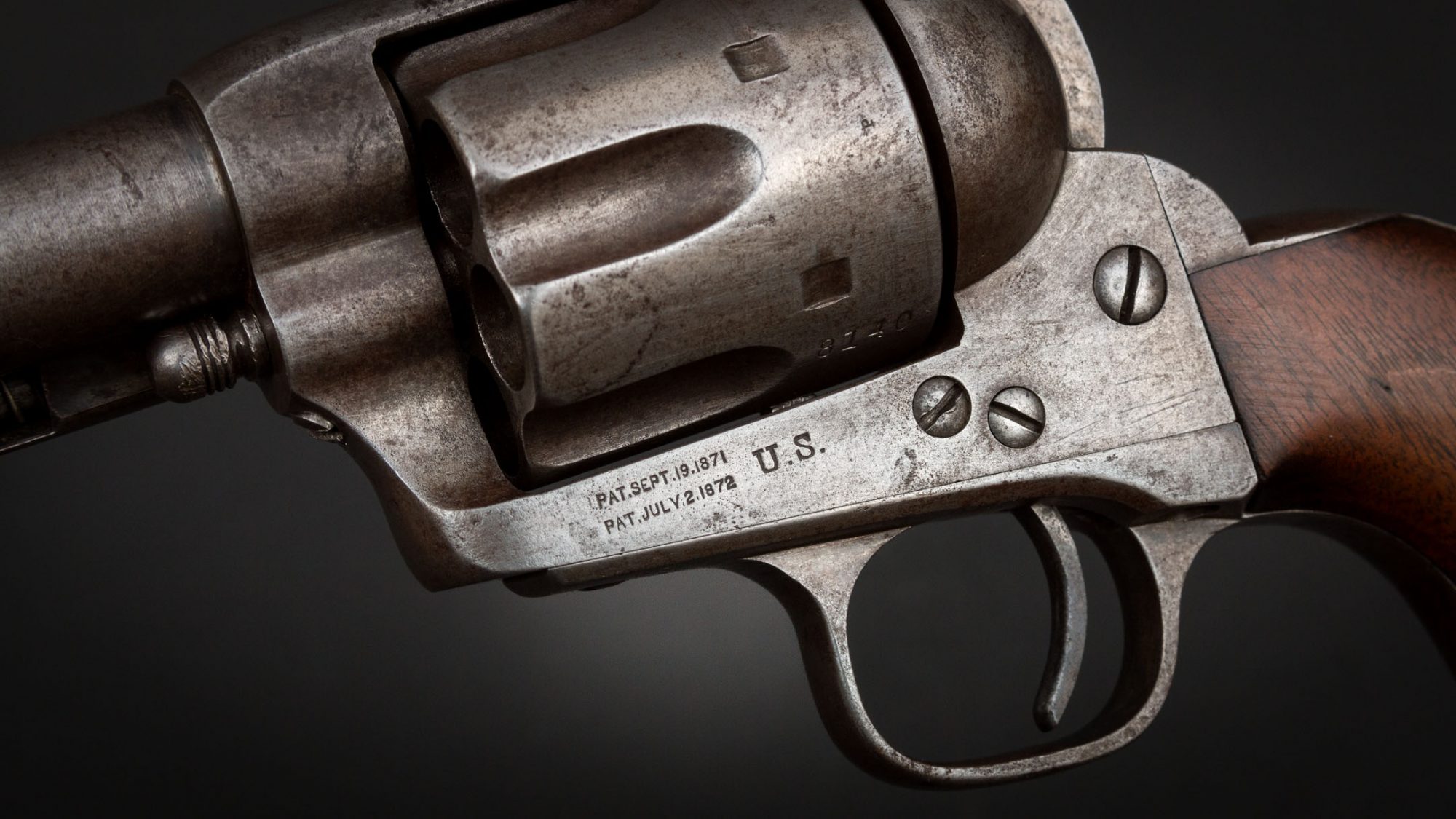 4-digit Colt SAA from 1874, for sale by Turnbull Restoration of Bloomfield, NY