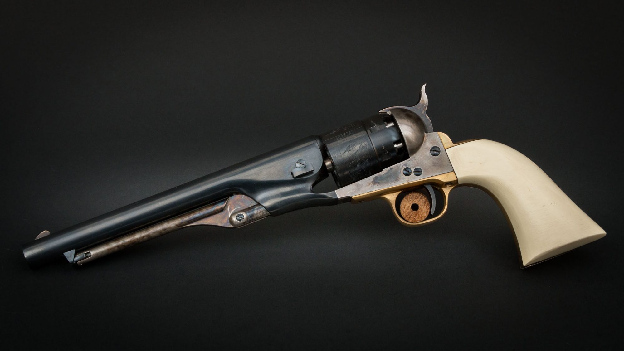Uberti Model 1860 Army 44 Caliber, for sale by Turnbull Restoration of Bloomfield, NY