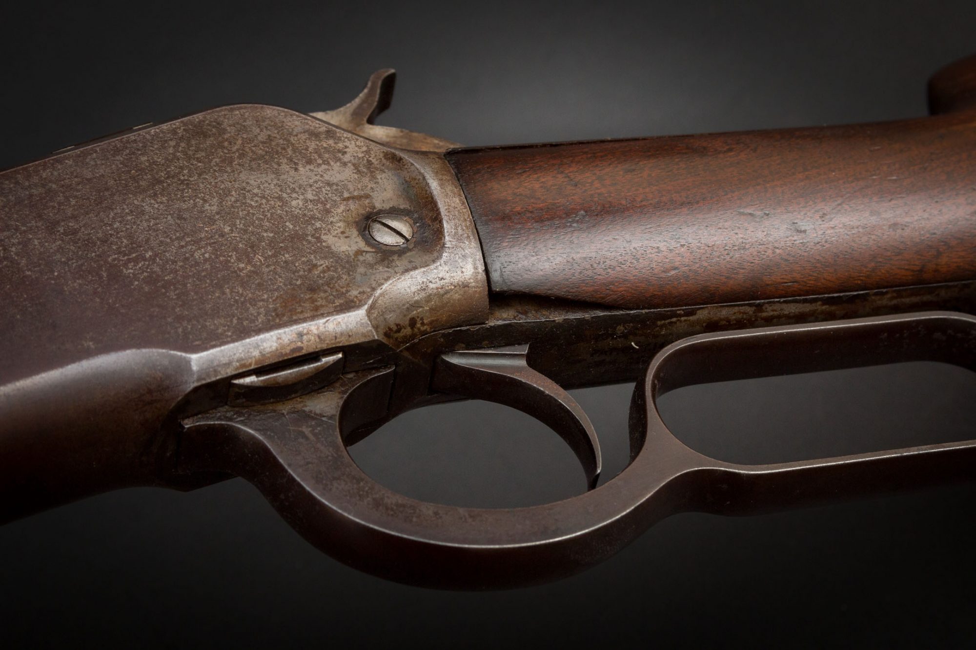 Winchester Model 1886 from 1891, chambered in 50-110 WCF, for sale by Turnbull Restoration of Bloomfield, NY