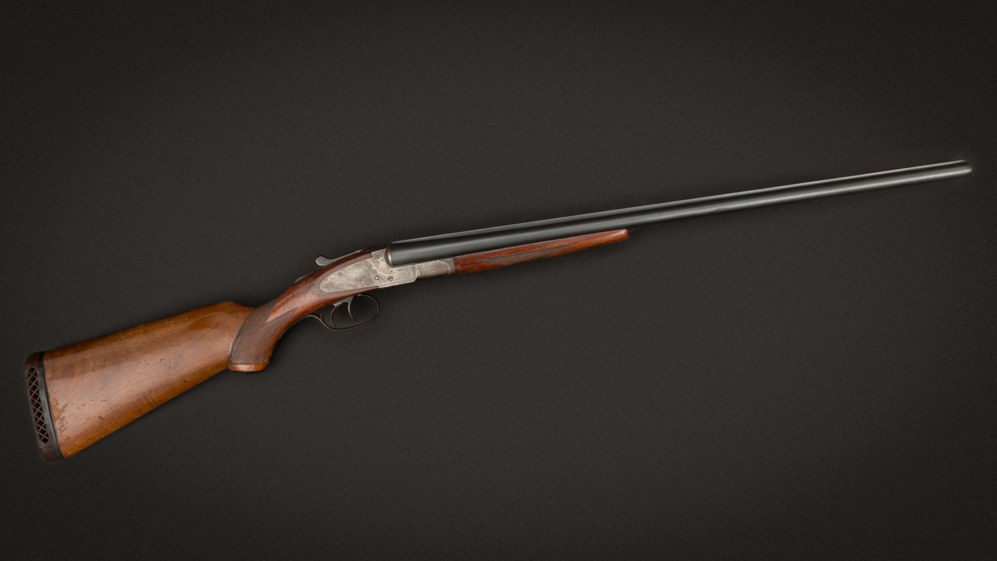 L.C. Smith Field Grade 20 Gauge Side by Side Shotgun from 1947, for sale by Turnbull Restoration of Bloomfield, NY