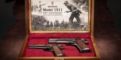 Browning 1911 100th Anniversary Commemorative Set, for sale by Turnbull Restoration of Bloomfield, NY