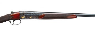 Winchester Model 21 American 20 gauge side-by-side shotgun, after restoration services performed by Turnbull Restoration of Bloomfield, NY